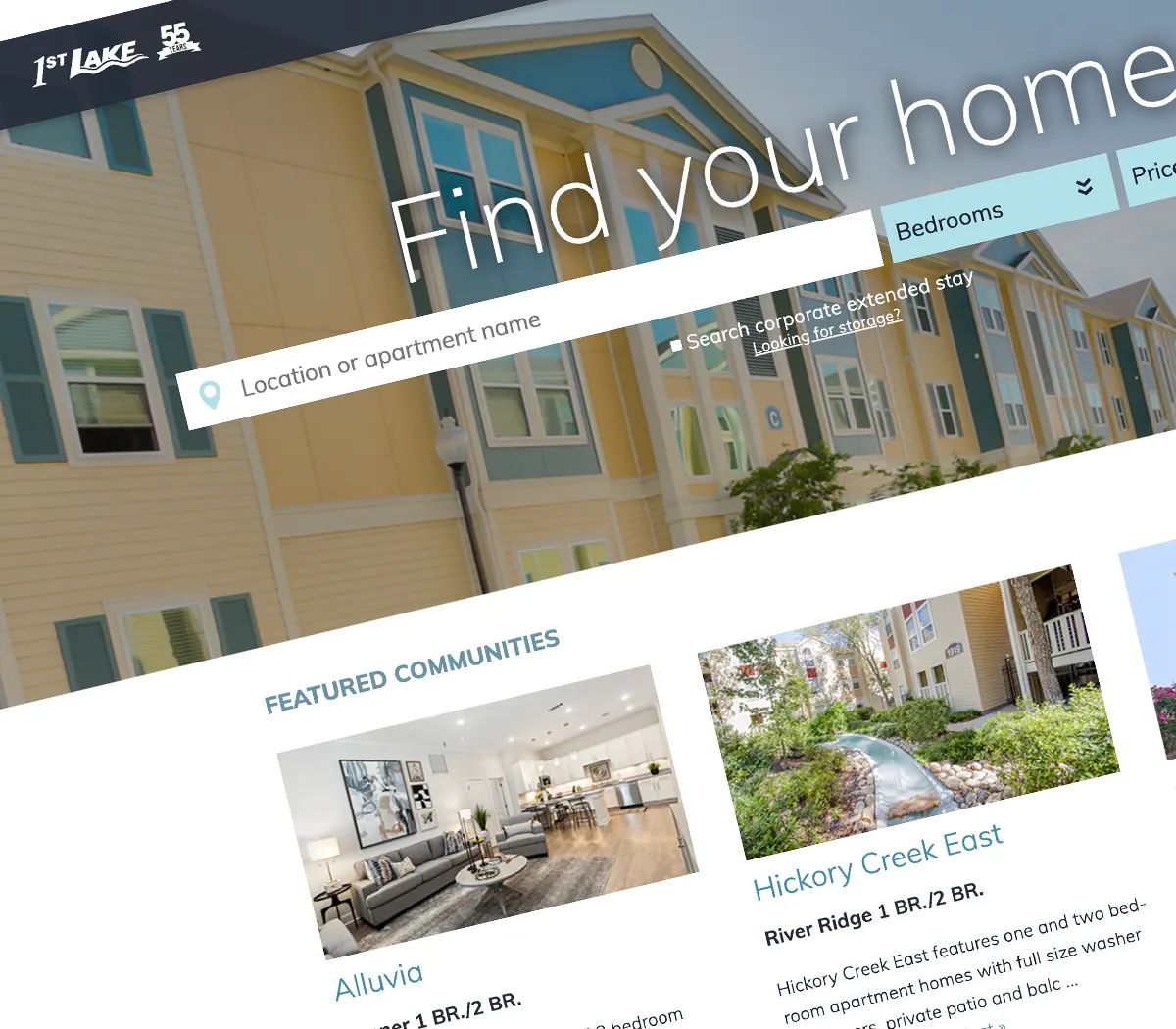 Charleston property management website design